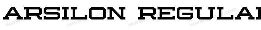 Arsilon Regular字体转换